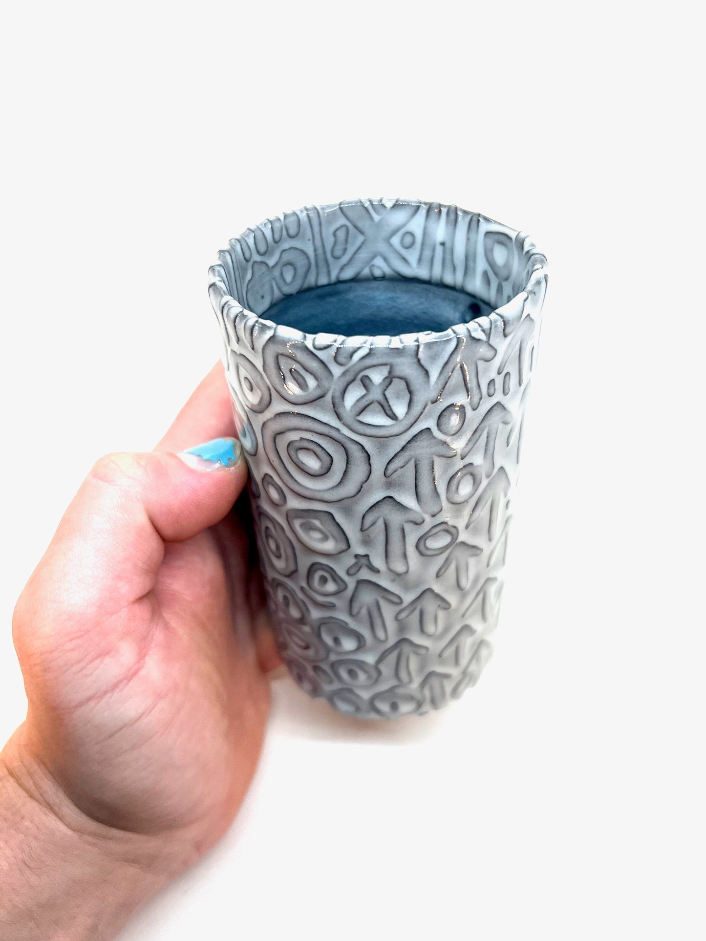 WATER CARVED TUMBLER 10